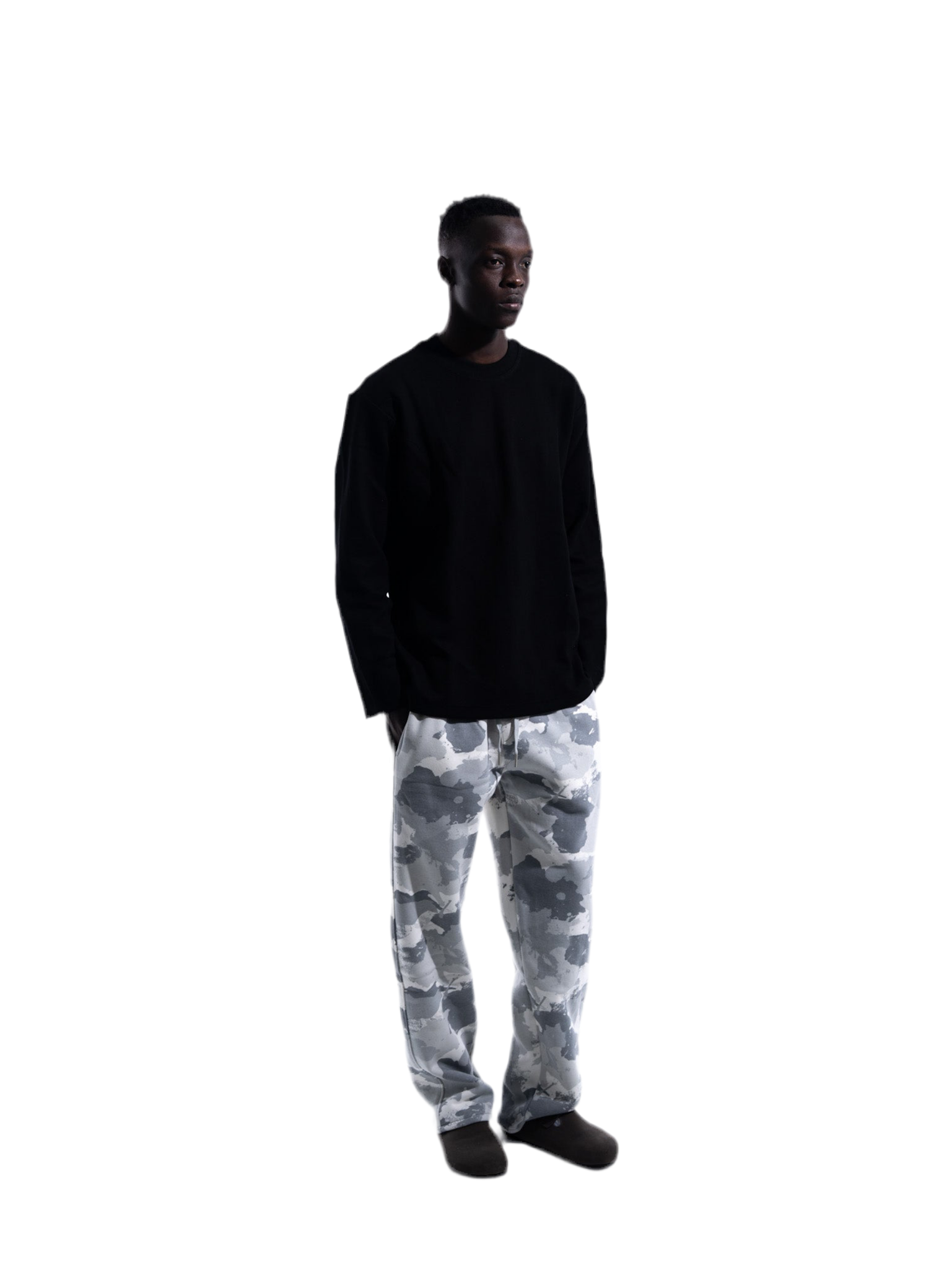 Relaxed fit sweatpants - camouflage