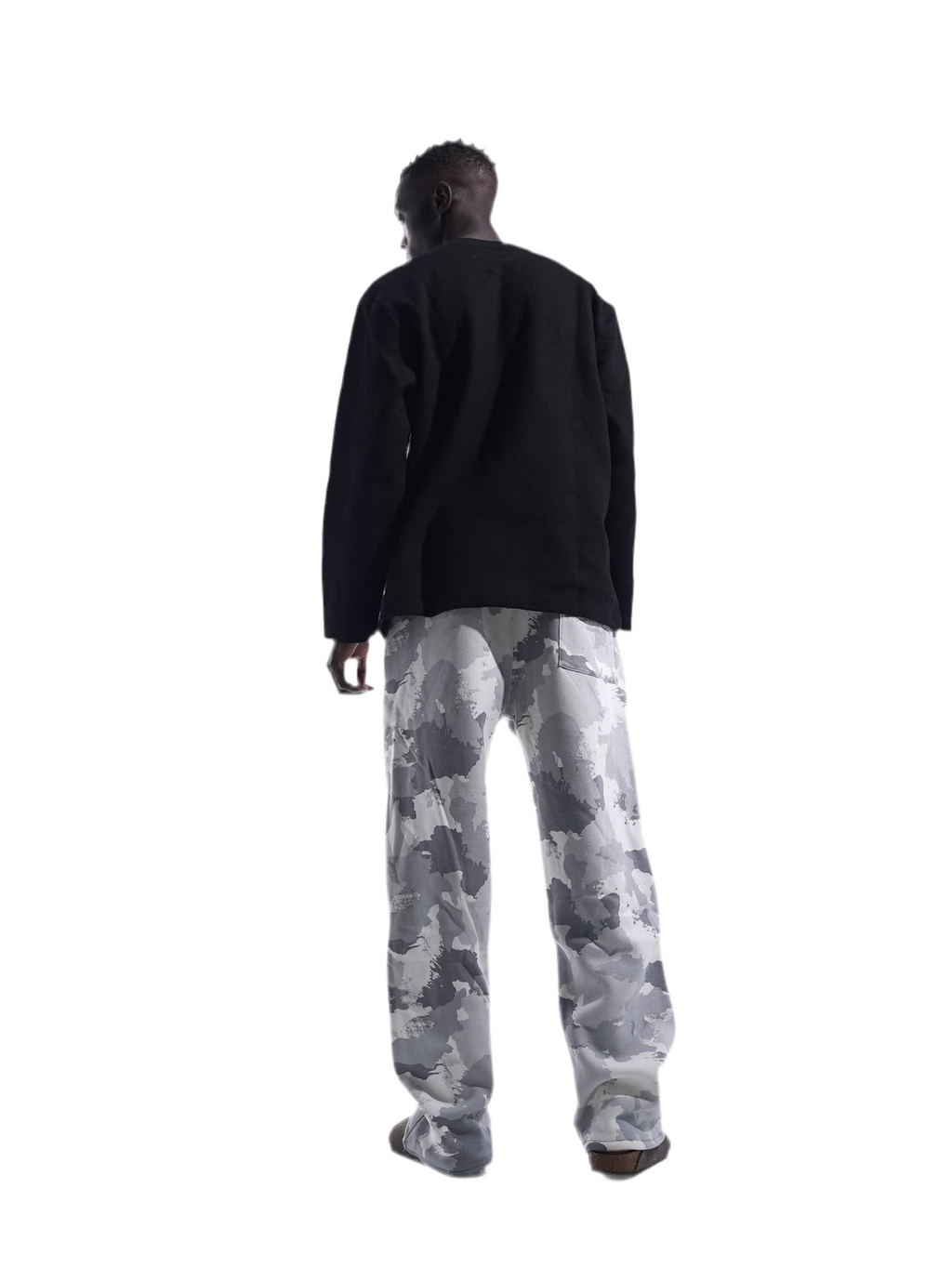 Relaxed fit sweatpants - camouflage