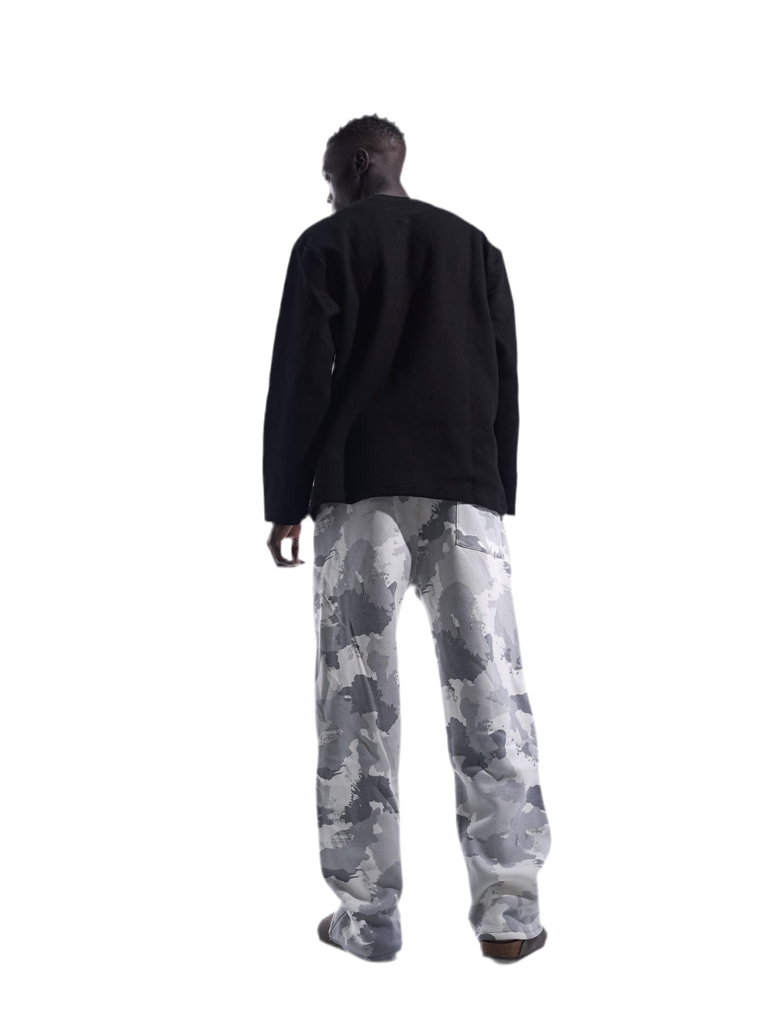 Relaxed fit sweatpants - camouflage