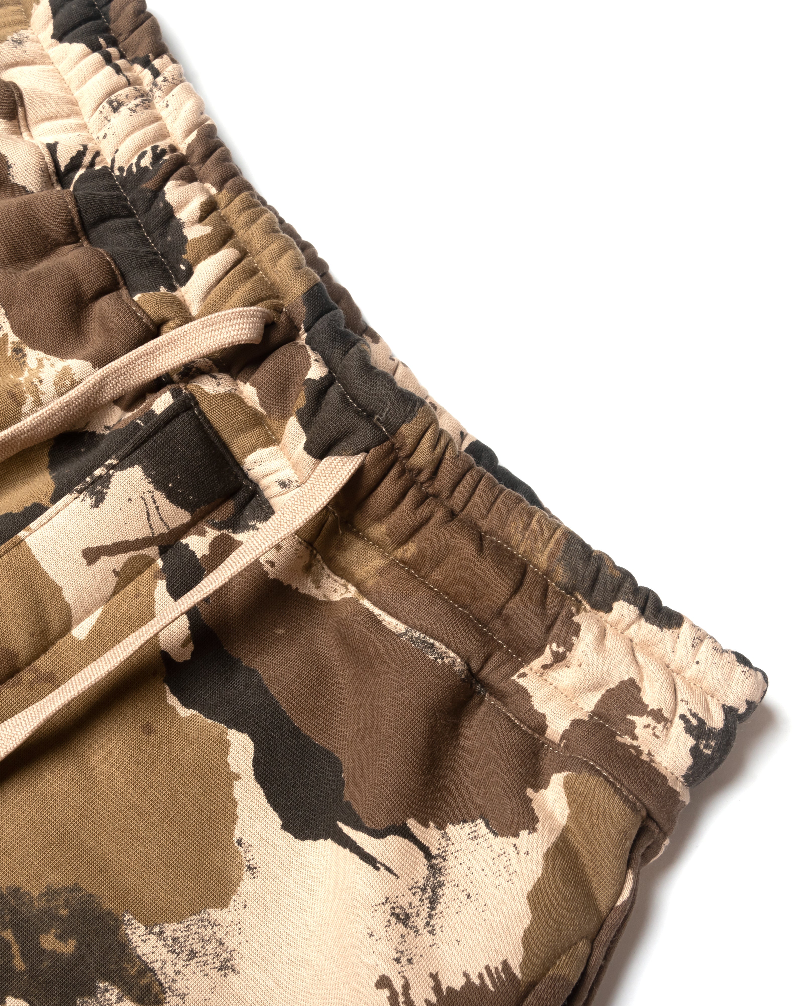 Relaxed fit sweatpants - white camouflage